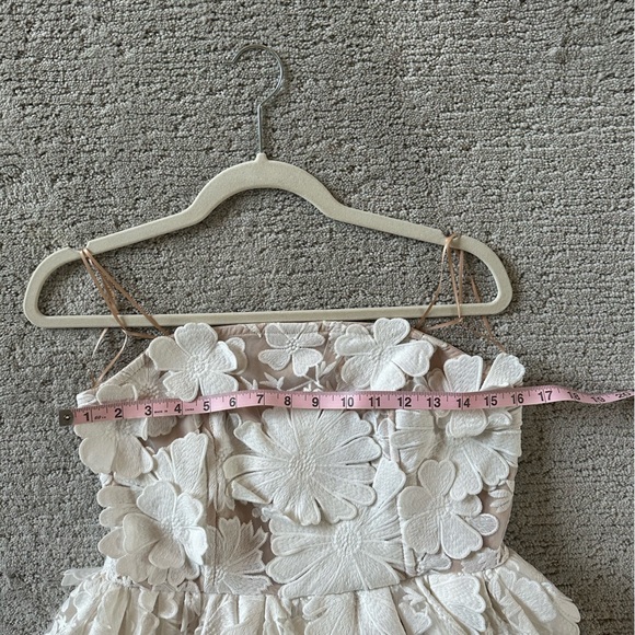 NWT Akira Angel Energy Strapless Floral Fit And Flare Mini Dress Size M - Picture 9 of 9